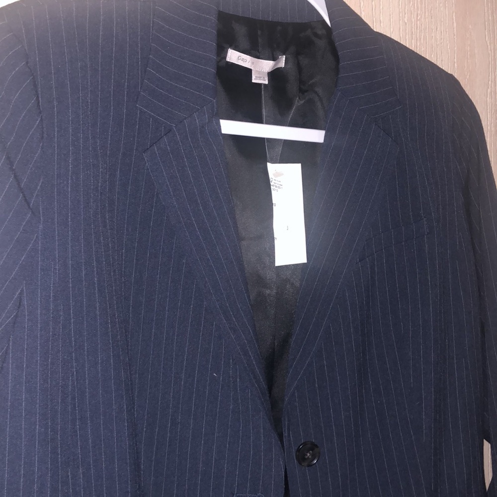 MUST GO PRICING Classic Navy Pinstripe Women's Suit Blazer 10